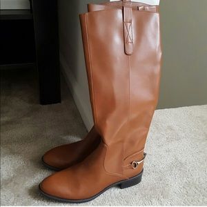 Sam & Libby Vegan Leather Riding Boots NWOT